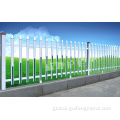 PVC Plastic Steel Railing Fence Lawn Community Green Belt Facility PVC Fence Guardrail Supplier